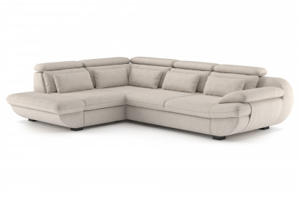 Infinity-LE25 von COTTA - Couchecke links beige