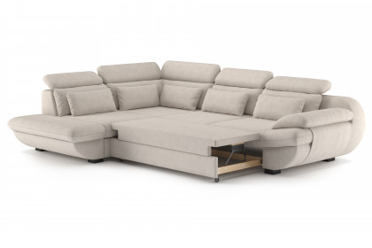 Infinity-LE25 von COTTA - Couchecke links beige