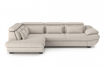 Infinity-LE25 von COTTA - Couchecke links beige