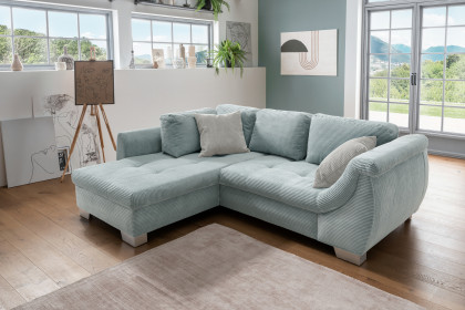 Flora von Benformato - Ecksofa Variante links aqua