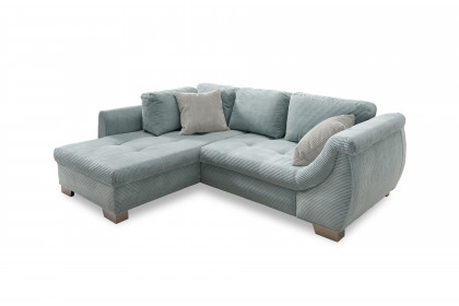 Flora von Benformato - Ecksofa Variante links aqua