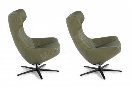 HU-CP18060 von Hukla - Sessel mit Hocker moos
