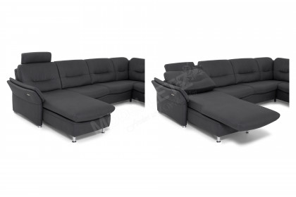 HU-SF15058 von Hukla - Wohnlandschaft graphit