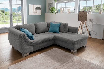 Flora von Benformato - Sofaecke Variante rechts grau