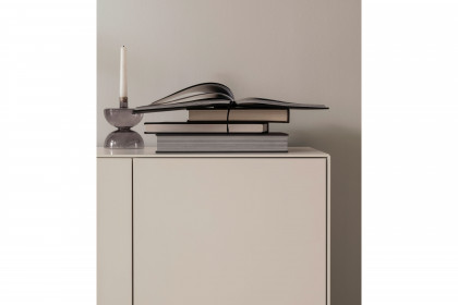 Yonna von SCHÖNER WOHNEN - Sideboard Lack weiß/ Parsolglas 