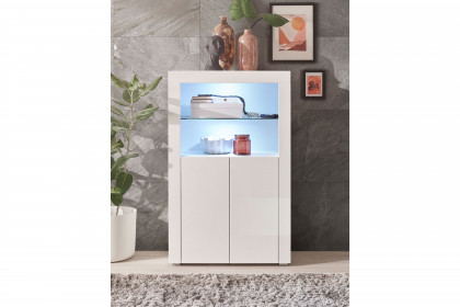 Leeds von HBZ-Meble - Highboard inklusive Beleuchtung