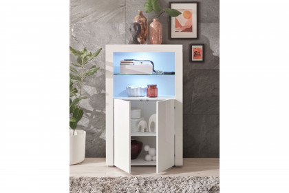 Leeds von HBZ-Meble - Highboard inklusive Beleuchtung