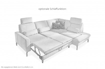 ZE-EM20028 von Zehdenick - Ecksofa Variante rechts ecru
