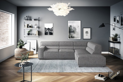 Kubo-LE25 von COTTA - Eckcouch rechts elephant
