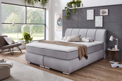 Graz-BX2630 von Sun Garden - Boxspringbett silber