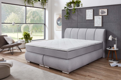 Graz-BX2630 von Sun Garden - Boxspringbett silber
