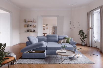 Lorena von COTTA - Eckcouch links blue