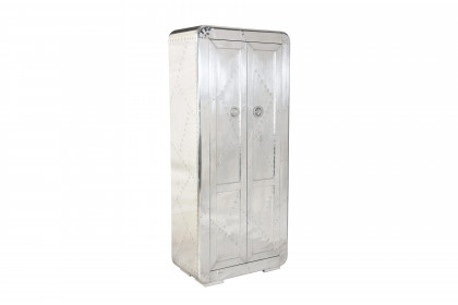 Airman von SIT Möbel - Garderobe in Alu mit Zierschrauben