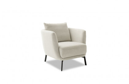 Pearl-LE25 von SCHÖNER WOHNEN - Polstersofa links snow