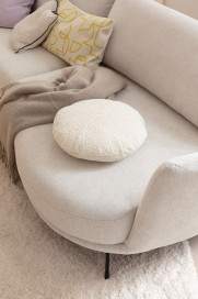 Pearl-LE25 von SCHÖNER WOHNEN - Polstersofa links snow