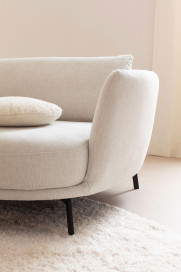Pearl-LE25 von SCHÖNER WOHNEN - Polstersofa links snow
