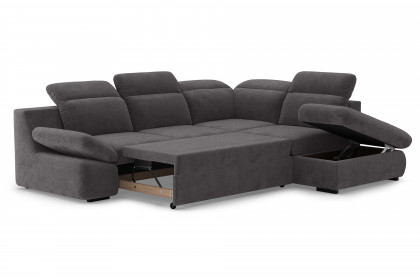 Lorena von COTTA - Ecksofa rechts coal