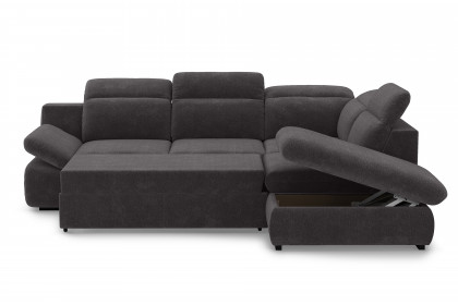 Lorena von COTTA - Ecksofa rechts coal
