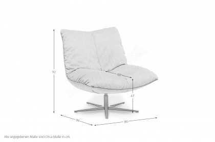 Softie von designwerk - Polstersessel natural