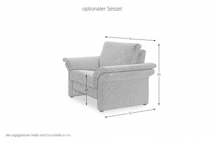 Monza von Schröno - Sofa-Ensemble petrol