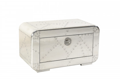 Airman von SIT Möbel - Garderobe in Aluminium/ Mangoholz