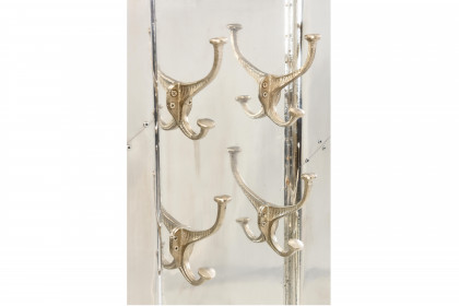 Airman von SIT Möbel - Garderobe in Aluminium/ Mangoholz