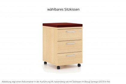 E10 von Nowy Styl - Rollcontainer in Weiß