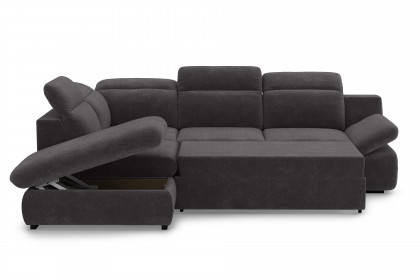 Lorena von COTTA - Ecksofa links coal
