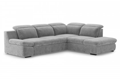 Lorena von COTTA - Couchgarnitur rechts steel
