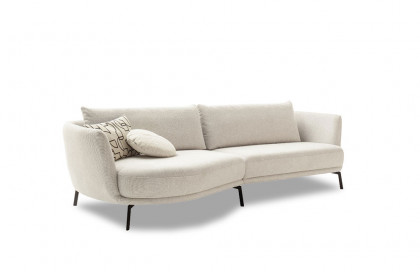 Pearl-LE25 von SCHÖNER WOHNEN - Polstersofa links snow