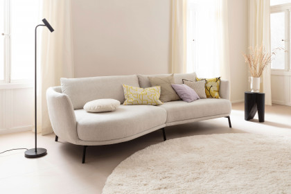 Pearl-LE25 von SCHÖNER WOHNEN - Polstersofa links snow