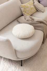 Pearl-LE25 von SCHÖNER WOHNEN - Polstersofa links snow