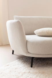 Pearl-LE25 von SCHÖNER WOHNEN - Polstersofa links snow