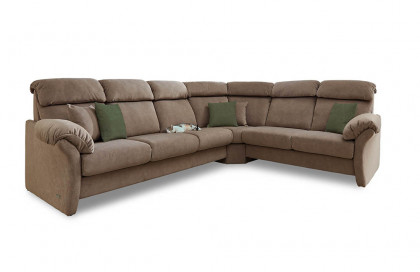 Savona von Schröno - Ecksofa rechts hellbraun