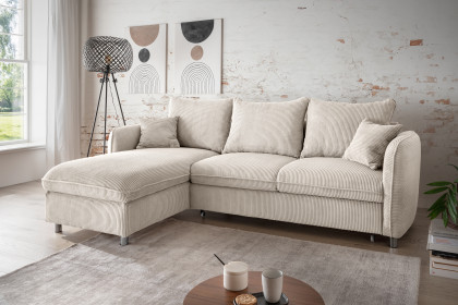 Lauritio von Benformato - Ecksofa Ausführung links beige