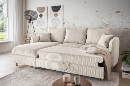 Lauritio von Benformato - Ecksofa Ausführung links beige