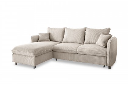 Lauritio von Benformato - Ecksofa Ausführung links beige