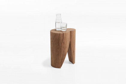 Yonna von SCHÖNER WOHNEN - Vitrine Kerneiche/ weiß