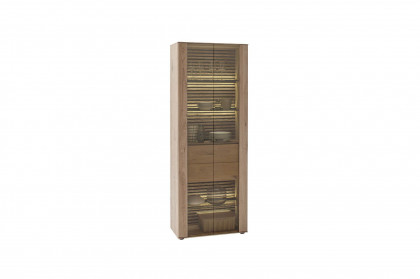 Yonna von SCHÖNER WOHNEN - Vitrine Kerneiche natur/ Lamelle