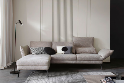 Spin von SCHÖNER WOHNEN - Ecksofa links taupe