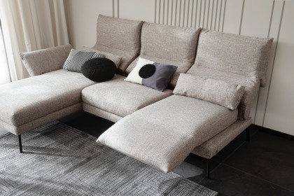 Spin von SCHÖNER WOHNEN - Ecksofa links taupe