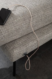 Spin von SCHÖNER WOHNEN - Ecksofa links taupe