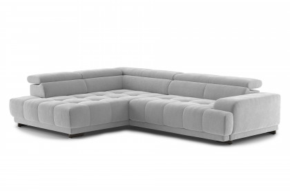 Polaris-LE25 von COTTA - Ecksofa links ash