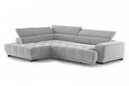 Polaris-LE25 von COTTA - Ecksofa links ash