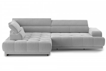 Polaris-LE25 von COTTA - Ecksofa links ash