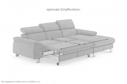 Micky von COTTA - Couchgarnitur rechts elephant