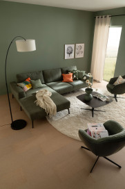 Stage von SCHÖNER WOHNEN - Ecksofa links moos