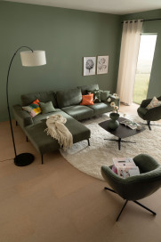 Stage von SCHÖNER WOHNEN - Ecksofa links moos