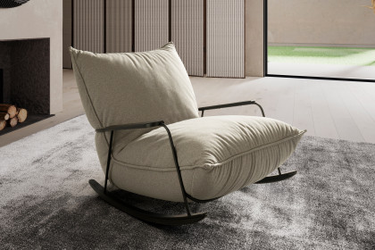 Fluffy von designwerk - Ruhesessel beige