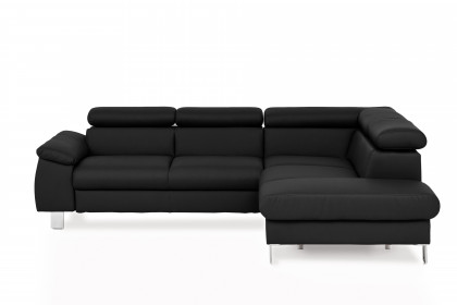 Micky von COTTA - Ecksofa Variante rechts black